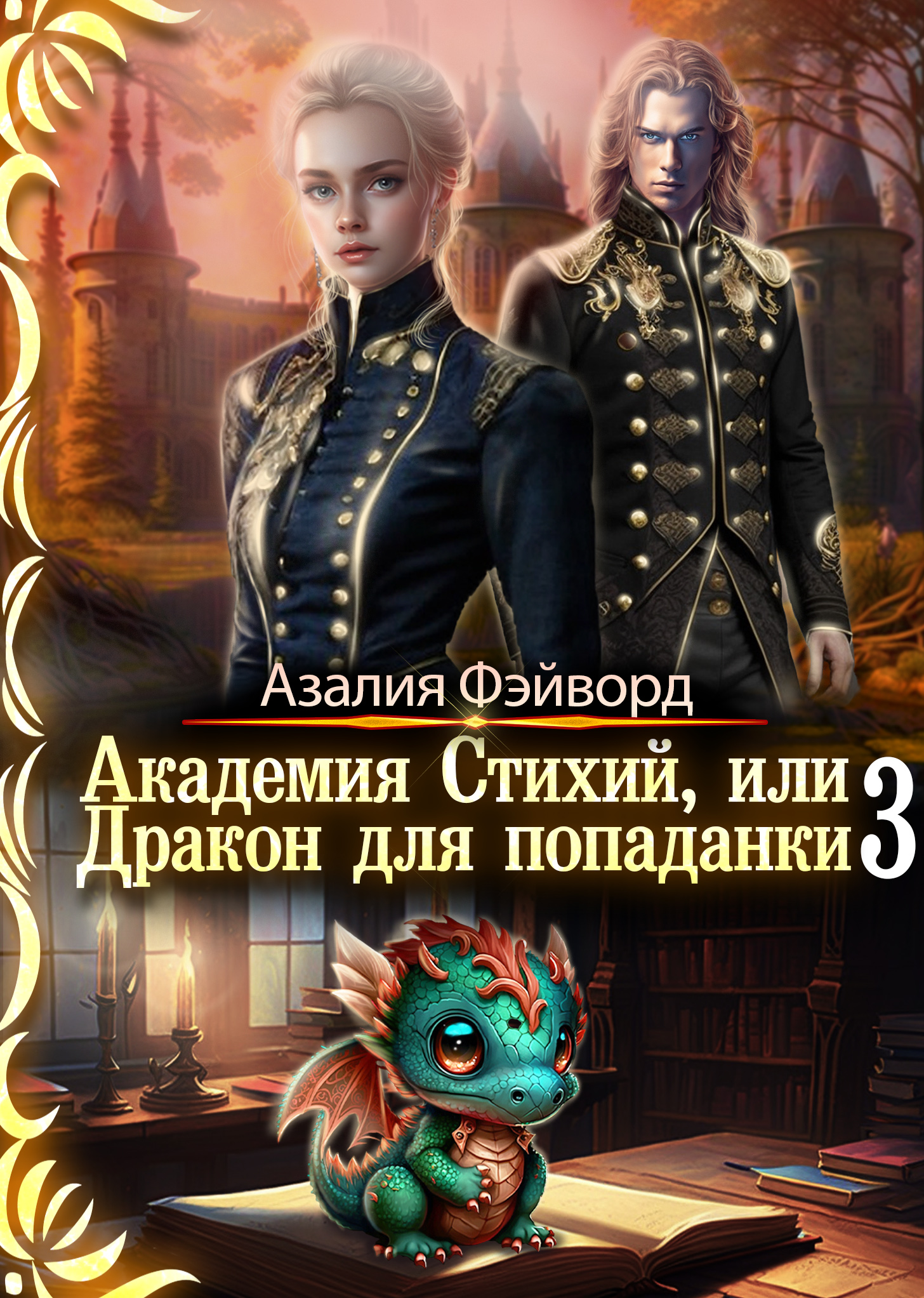 Академия Стихий, или Дракон для попаданки 3 - Азалия Фэйворд
