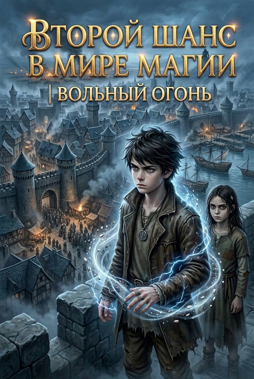 Второй шанс в мире магии. Том 2 | Вольный огонь - Антон Хорошев